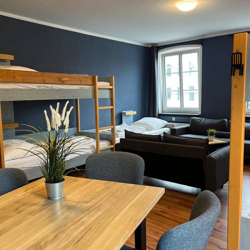 6-Bettzimmer mit Gemeinschaftsbad