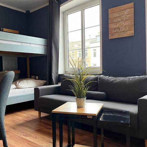 6-Bettzimmer mit Gemeinschaftsbad