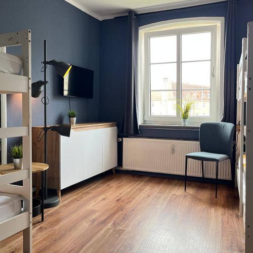4-Bettzimmer mit Gemeinschaftsbad