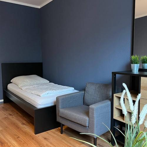 2-Bettzimmer mit Gemeinschaftsbad